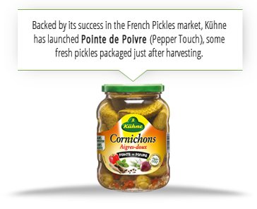Pepper Touch pickles Kühne
